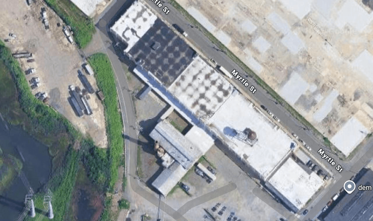 TSmart Warehouse aerial view - Myrtle St location